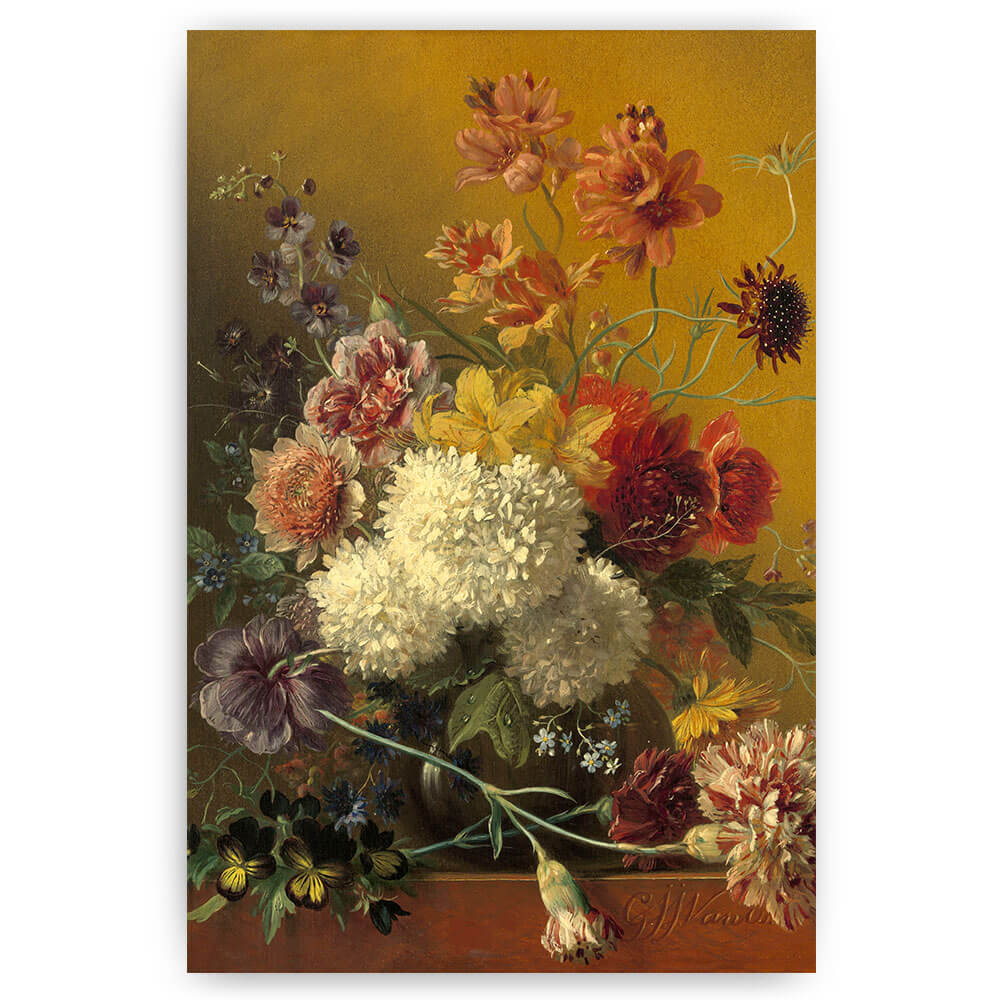 schilderij stilleven met bloemen